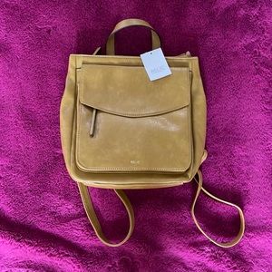 Relic Square Backpack - Faux Leather